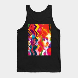 Virginia Woolf IV - Art by Zoran Maslic Tank Top